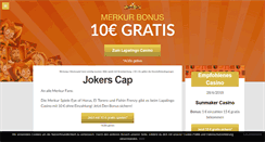 Desktop Screenshot of jokerscap.net